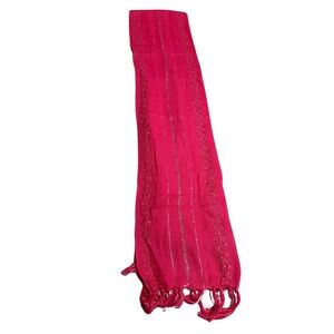 Pink sparkle ladies scarf
